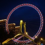 Das Riesenrad in Tianjin